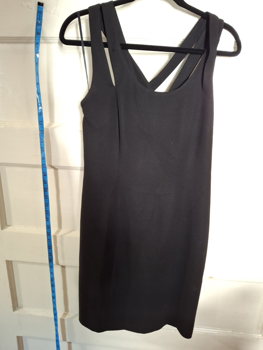 Jones New York Evening Black Strappy Sleeveless Dress (CFD025)